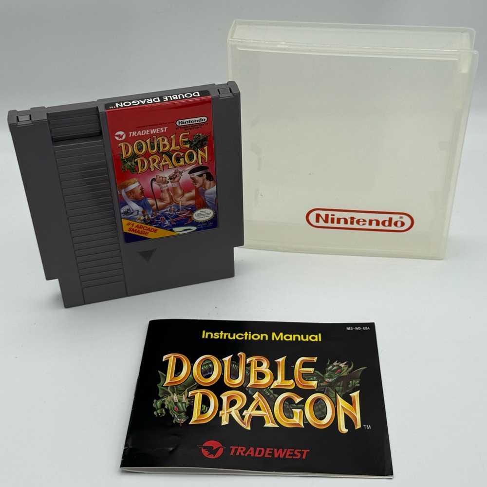 Vintage Nintendo NES Double Dragon game